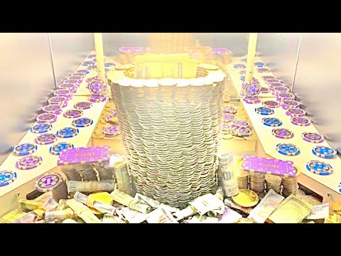 ✅ Worlds BIGGEST Tower Of Quarters CRASHES Inside The High Limit Coin Pusher! || JACKPOT || S:3 E:22