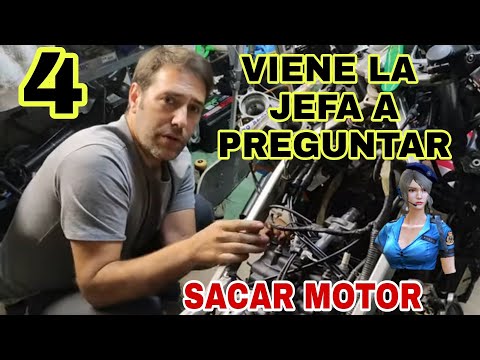 4 🛠️SACANDO MOTOR YAMAHA RD 500 CON INTERROGATORIO DE LA JEFA👮‍♀️