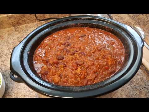 Homemade Chili in a Crock Pot