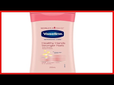 Vaseline Healthy Hand and Stronger Nails Hand Cream, 6.76 Ounce (200 Millilitres) Pack of 3