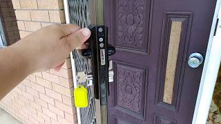 "Brisbane" How to fix a triple lock security door when not locking properly