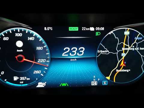 Vmax GLC 300de ( X253 ) 4matic 2021 (Battery full - 306hp) POV TEST DRIVE