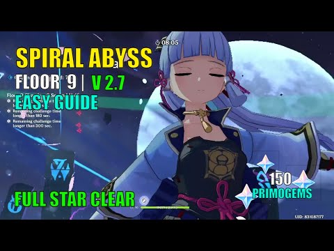[New 2.7] Spiral Abyss Floor 9 - Full Star Easy Guide | Genshin Impact