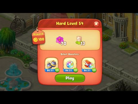 GARDENSCAPES LEVEL 51 TO 55 GAMEPLAY STORY