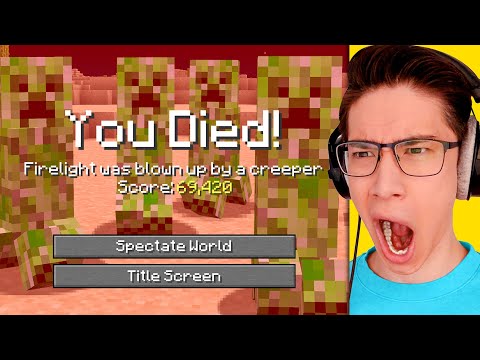 Minecraft Mayhem: Creepers DESTROY Hardcore World!