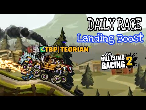 The Power of Landing Boost Daily Race #2 - Hill Climb Racing 2