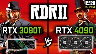 RTX 3080 Ti vs RTX 4090 in Red Dead Redemption 2 - 4K - Benchmark