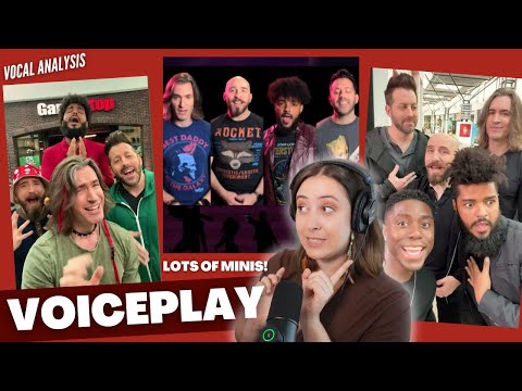 VOICEPLAY minis (PEACHES + more!) | Vocal Coach Reaction (& Analysis) | Jennifer Glatzhofer
