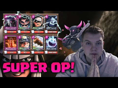 SUPER OP! Pekka Miner Bandit Control Deck LIVE Grand Challenge Gameplay - Clash Royale