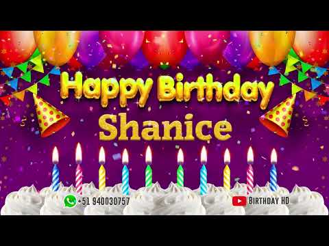 Shanice Happy birthday To You - Happy Birthday song name Shanice 🎁
