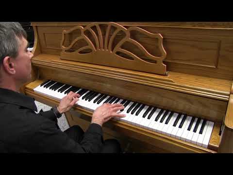 Hobart M. Cable Professional Upright French Oak image 5