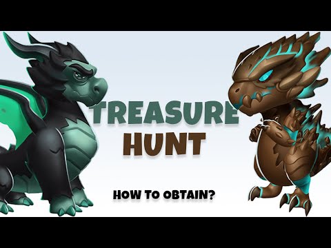 Treasure Hunt Event - Dragon Mania Legends - March 2023 - Moss Boss & Earthen Ghost dragons.