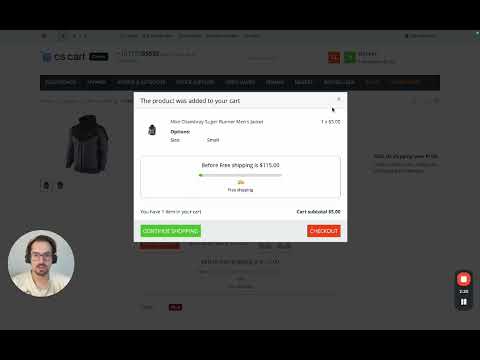 How to Set Up Cart Progress Bar 2 in CS-Cart — Upsell with Promotions, Gifts & Free Shipping