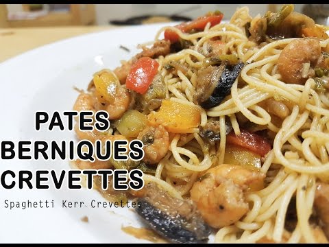 Pâtes aux Ker (berniques) et Crevettes