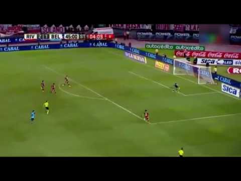 Andrade erra un gol inexplicable (River 2 belgrano 1)
