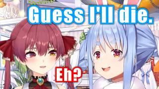 Pekora Shows Her Private Chat With Marine【Hololive】