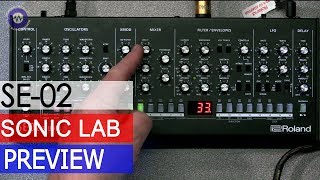 Video thumbnail for Sonic LAB: Roland SE-02 Analog Mono Synth Preview by sonicstate