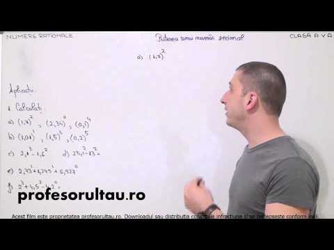 puterea unui numar zecimal exemple - profesorultau.ro