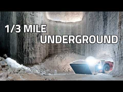 The Hidden World of Underground Salt Mining!