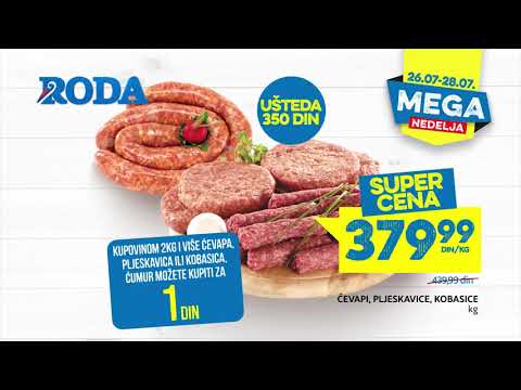 Roda | Mega nedelja 26.07 - 01.08.2019.