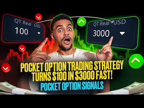 POCKET OPTION TRADING STRATEGY TURNS $100 IN $3000 FAST! | POCKET OPTION SIGNALS