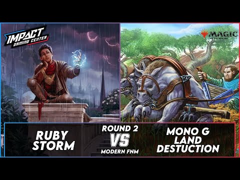Ruby Storm VS Land Destruction [PAPER] | Modern FNM from IGC RD 2 | Magic: the Gathering