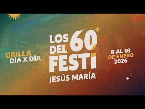Presentación de la grilla - Festival de Jesús María 2026