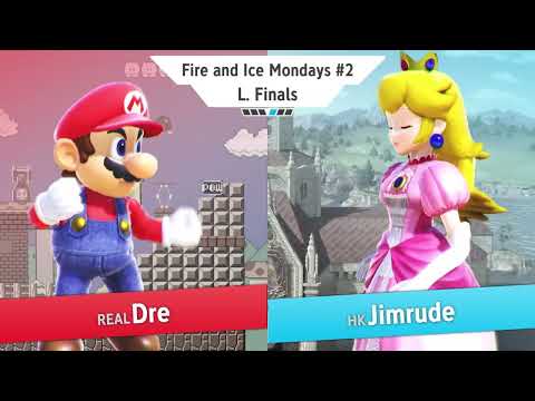 Dre (Mario, Wolf) vs Jimrude (Peach) - Fire and Ice #2 Losers Finals
