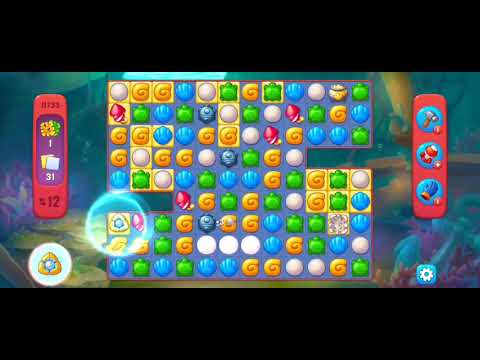 Fishdom Hard Level 11733 (with Double Lightning Booster) @choraelmin