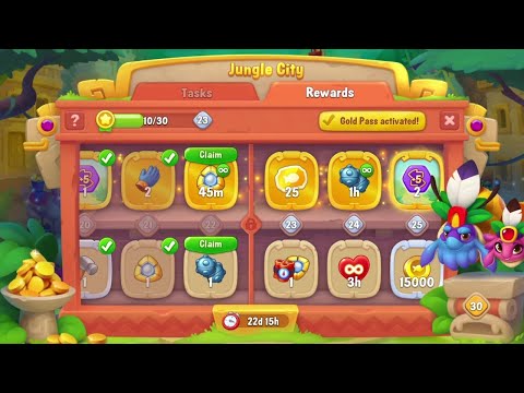 @Fishdom Level 7322, Jungle City Event 22 Unlocked