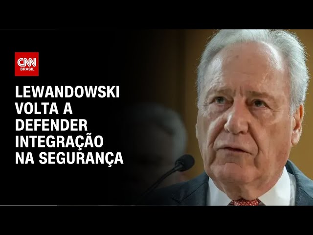 Lewandowski volta a defender integração na segurança | BASTIDORES CNN
