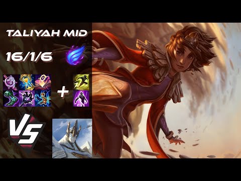 MID Taliyah vs Galio - EU Challenger Patch 25.21