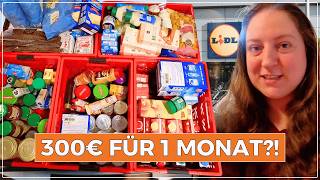 300€ System: 1x einkaufen & 1 Monat leben – geht das wirklich gut?! 😳 | Big Mary