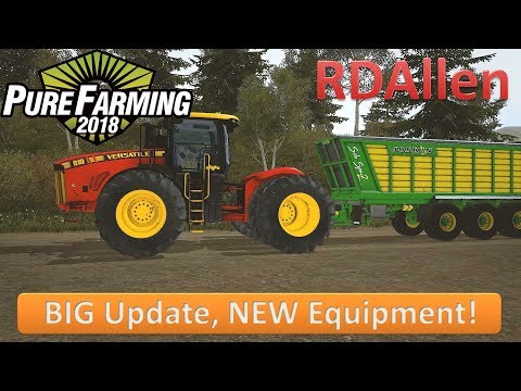 BIG Update, New Equipment, Controller Support - Pure Farming 2018