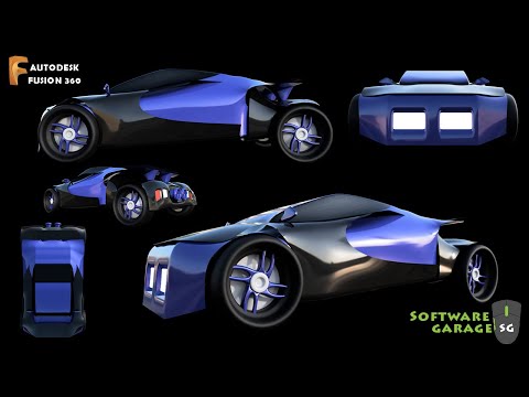 CAR Design in Fusion 360 | Tutorial on Sculpting | Pace-run 3 | Software Garage