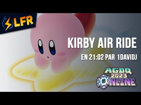 Kirby Air Ride en 21:02 (All Tracks No Duplicate Rides) [AGDQ2023]
