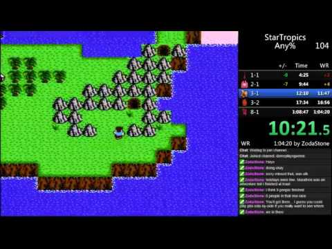 StarTropics Speedrun - 01:07:43
