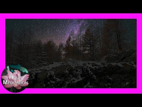 Trees Under Galactic Light | Calming Piano Meditation & Sleep Music | 3 Hours
