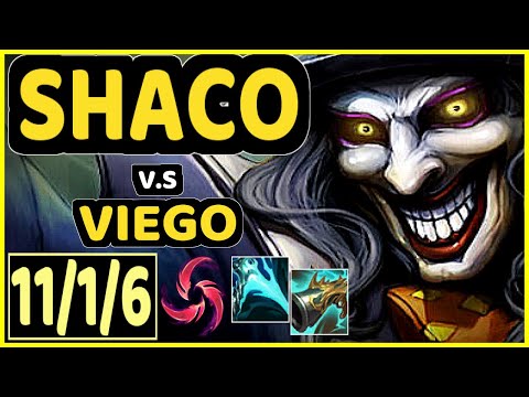 SHACO vs VIEGO - 11/1/6 KDA JUNGLE GAMEPLAY - EUW Ranked GRANDMASTER