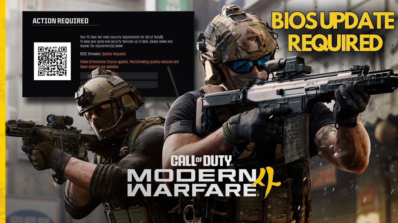 COD MW4 your pc does not meet security requirement for COD Bios firmware update required FIX🎮🔥