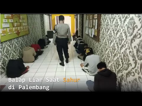 Balap Liar Saat Sahur | 11 Remaja di Palembang Diamankan