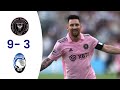 Inter Miami vs Atlanta 9- 3 Highlights & All Goals / Messi ,Suarez Debut, Messi 5 goals extra time⚽