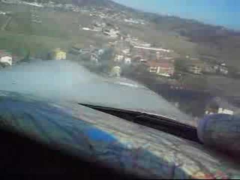 Avvicinamento e atterraggio a Pavullo con I-LTRY