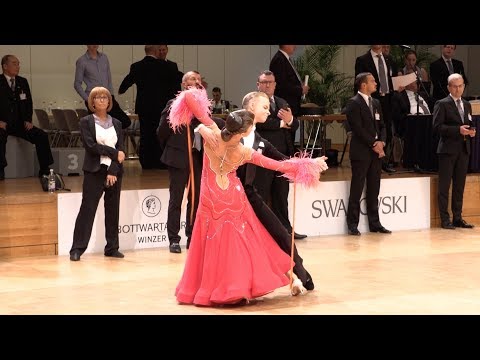 Maxim Kosharov - Elizaveta Iogan RUS | Slow Foxtrot | GOC Junior II Standard 2018