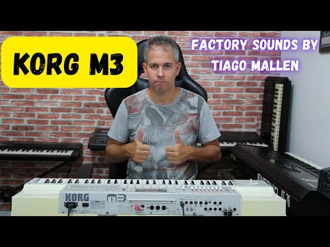 KORG M3  -  ANO :  2007  -  (FACTORY SOUNDS) BANK COMBI AND PROG by TIAGO MALLEN
