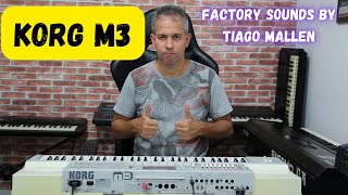 Video thumbnail for KORG M3  -  ANO :  2007  -  (FACTORY SOUNDS) BANK COMBI AND PROG by TIAGO MALLEN by Tiago Mallen