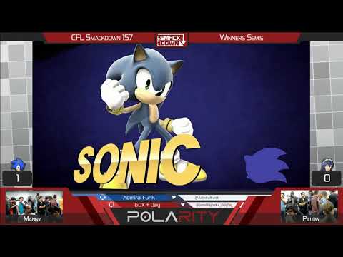 CFL Smackdown 157 WiiU - Manny (Sonic) vs Pillow (Lucina) - Winners Semis
