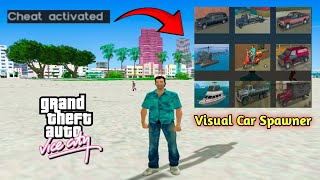 GTA Vice City Visual Car Spawner Cheat Code | How Install Car Spawner Mod | Faizan Gaming