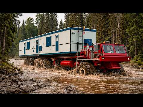 Truck Stuck in Mud! Powerful 4x4 & 6x6 Trucks vs Extreme Off-Road