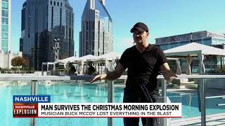 Musician Buck McCoy lost everything in the blast